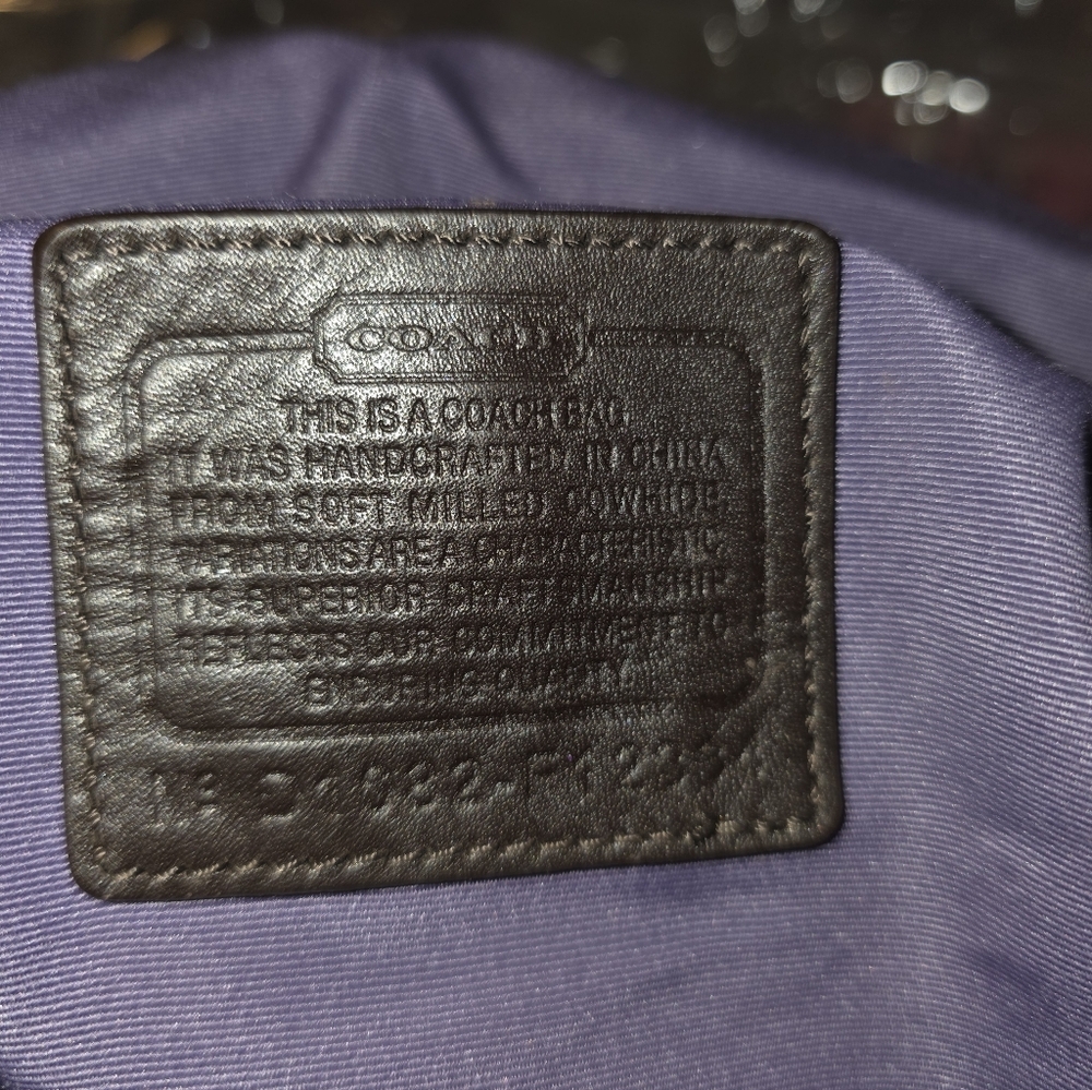 **EUC** Coach Chelsea F12334 Pebbled Leather Satchel bag - Picture 6 of 6